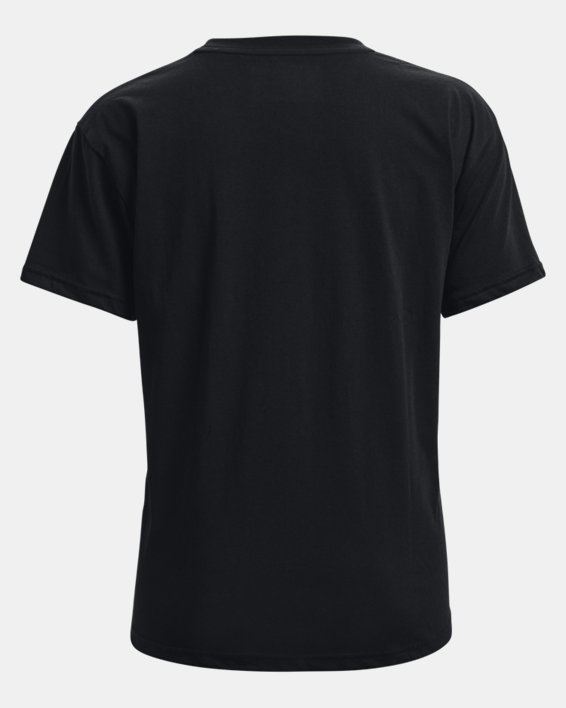 Women's UA Woven Pocket T-Shirt, Black, pdpMainDesktop image number 5